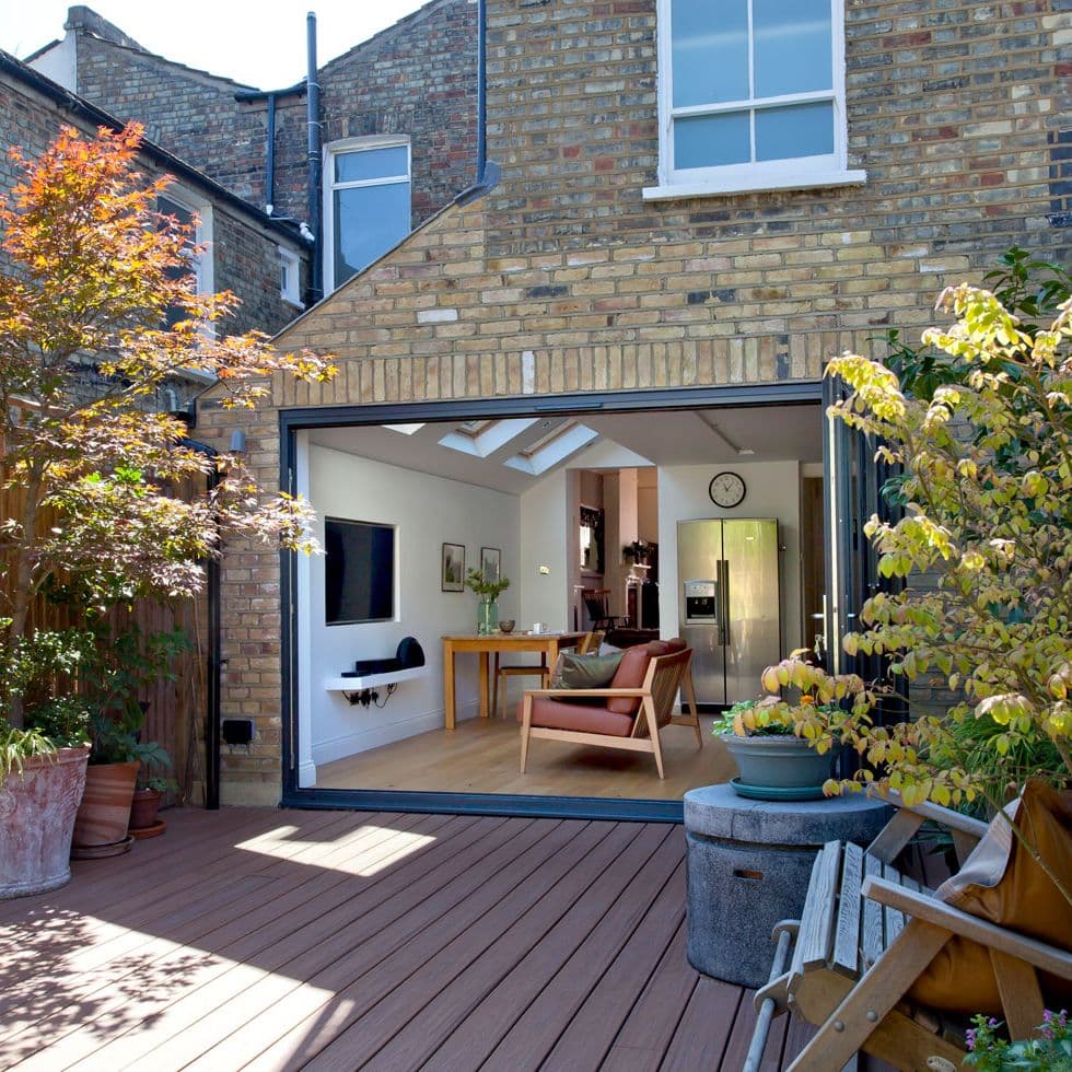 Refurbished terraced property in Manchester with an open rear extension